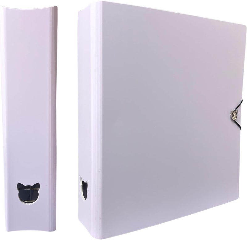 K-Keep A4 Plus 2 INCH Binder, Large Capacity Kpop Photocard Binder with 2 Backboards (Minimal Purple)